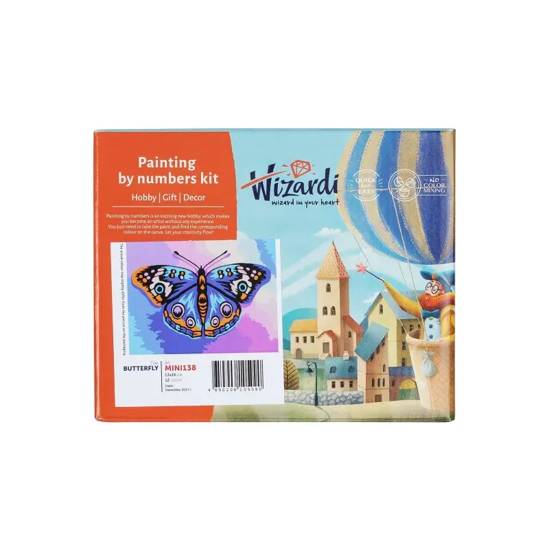 Kit de peinture par numéros « Gâteau aux baies » 16,5 x 13 cm MINI309 0425