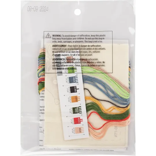 Kryželiu siuvinėjimo rinkinys Ežiukas D71-06262