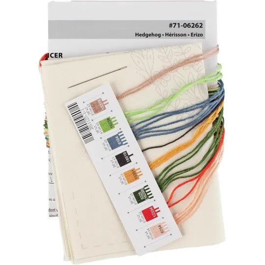 Kryželiu siuvinėjimo rinkinys Ežiukas D71-06262