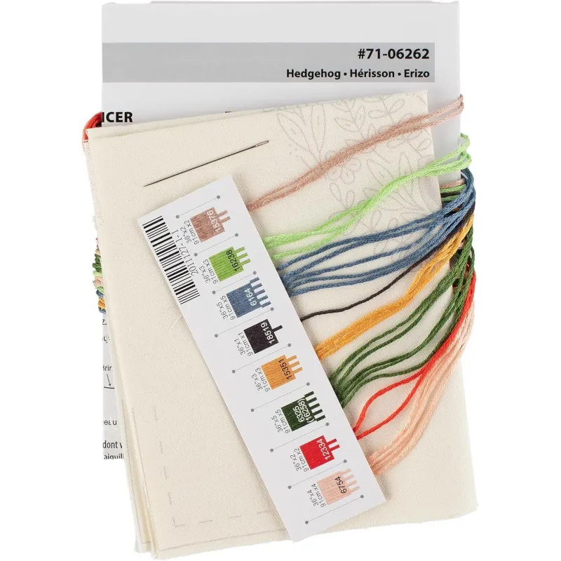 Kryželiu siuvinėjimo rinkinys Ežiukas D71-06262