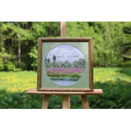 Cross Stitch kit Red summer 31.7x31.7 cm S/VM041