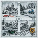 Cross stitch kit PANNA "Country motives" PDE-1917