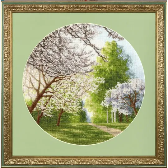 Stickset Frühlingsfarben 31,7x31,7 cm S/VM042