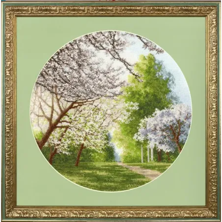 Stickset Frühlingsfarben 31,7x31,7 cm S/VM042