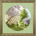 Set de broderie printanière 31,7x31,7 cm S/VM042