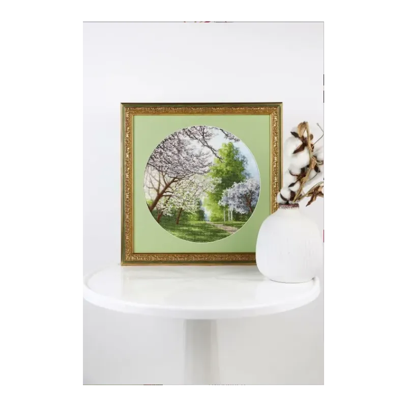 Set de broderie printanière 31,7x31,7 cm S/VM042