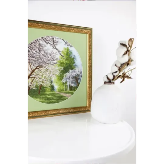 Stickset Frühlingsfarben 31,7x31,7 cm S/VM042