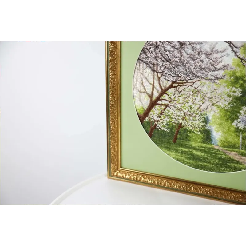 Stickset Frühlingsfarben 31,7x31,7 cm S/VM042