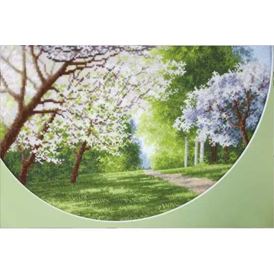 Stickset Frühlingsfarben 31,7x31,7 cm S/VM042