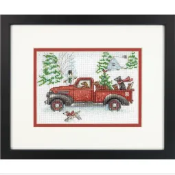 Kryželio siuvinėjimo rinkinys "Joy Ride" 17,7x12,7 cm D70-09622