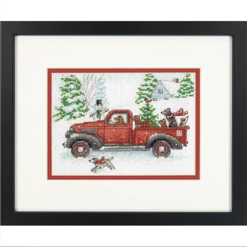 Cross stitch kit "Joy Ride" 17,7x12,7 cm D70-09622