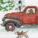 Cross stitch kit "Joy Ride" 17,7x12,7 cm D70-09622