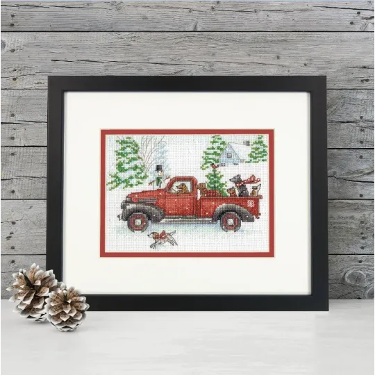 Kreuzstich-Set "Joy Ride" 17,7x12,7 cm D70-09622