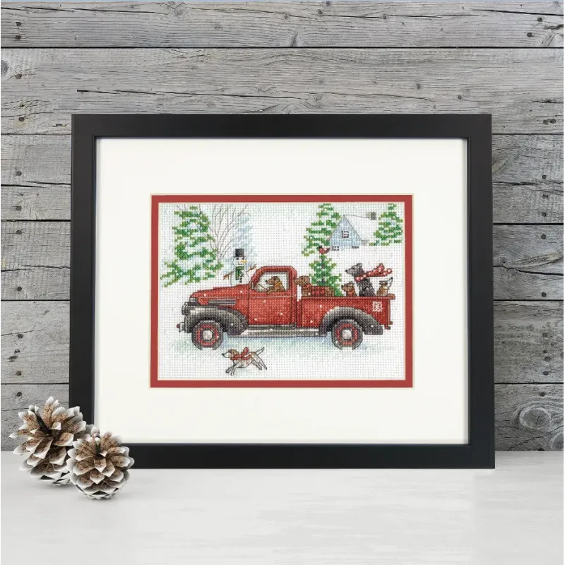 Kreuzstich-Set "Joy Ride" 17,7x12,7 cm D70-09622