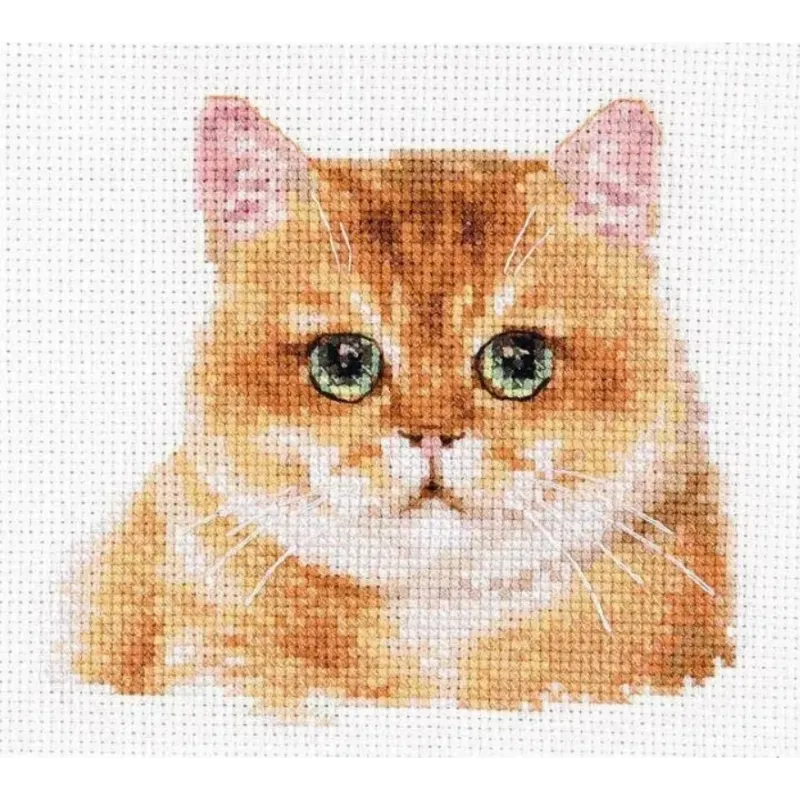 Kit de point de croix "Teddy Cat" S1-36