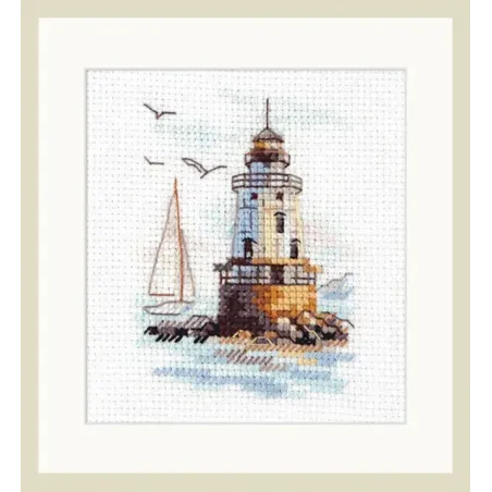 Sonniger Morgen. Leuchtturm S0-224