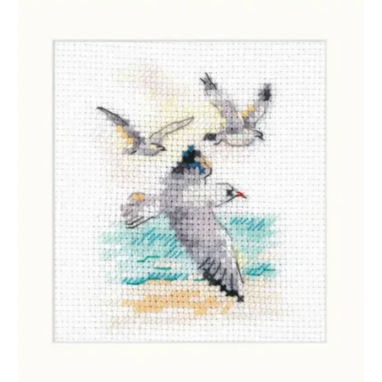Wind vom Meer. Möwen S0-221