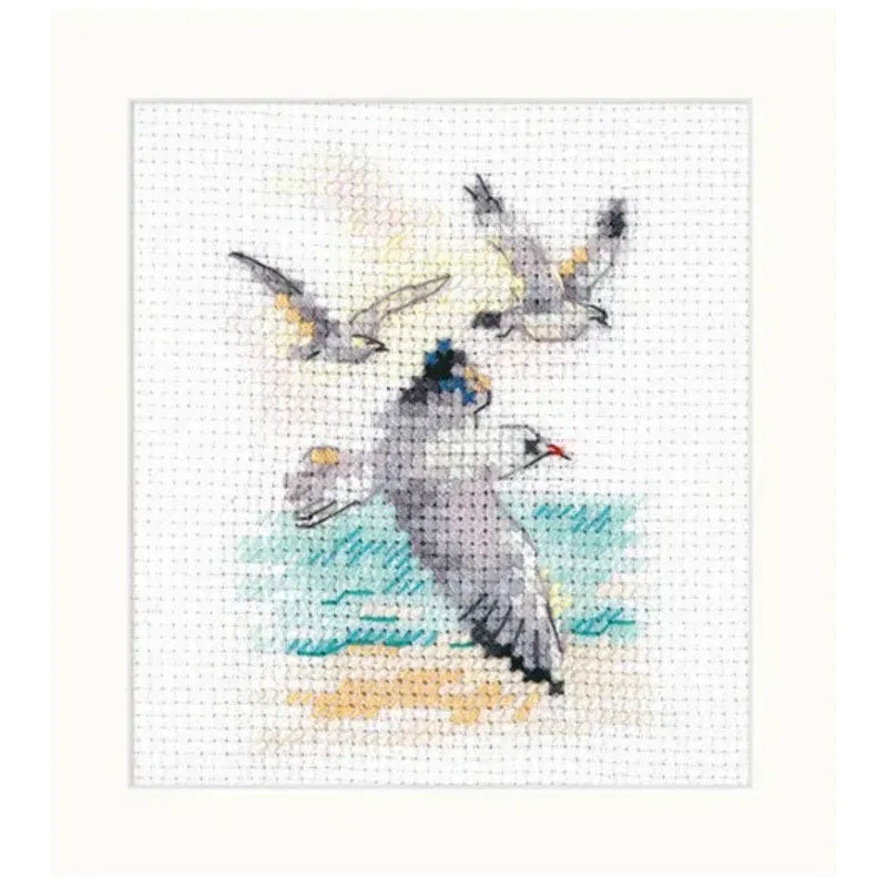 Wind vom Meer. Möwen S0-221