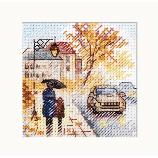 Ruduo mieste. Šlapias bulvaras S0-218