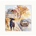 Autumn in the city. Wet boulevard S0-218