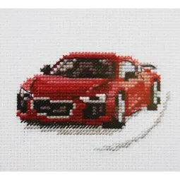 Красный спорткар S0-157