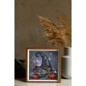 Vidutinio dydžio karoliukų siuvinėjimo rinkinys "Raganos svajonė" 20x20 cm AAMB-123