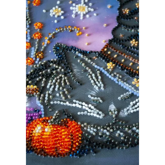 Kit de broderie de perles de taille moyenne "Rêve de la sorcière" 20x20 cm AAMB-123