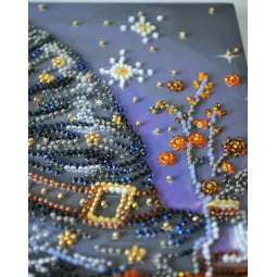 Mid-sized bead embroidery kit "Dream of the Witch" 20x20 cm AAMB-123