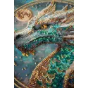 Kit de broderie de perles de taille moyenne "Souffle de Feu" 20x20 cm AAMB-122