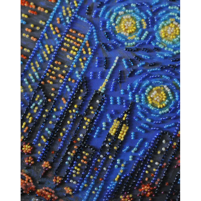 Mittelgroßer Perlenstickerei-Set "Der Rhythmus des Lebens" 20x20 cm AAMB-121