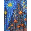 Mittelgroßer Perlenstickerei-Set "Der Rhythmus des Lebens" 20x20 cm AAMB-121