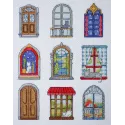 Kits de point de croix "9 petits contes douillets" 18x24 cm AAH-284