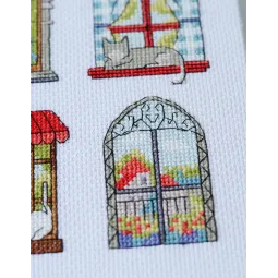 Cross-stitch kits "9 little cozy tales" 18x24 cm AAH-284