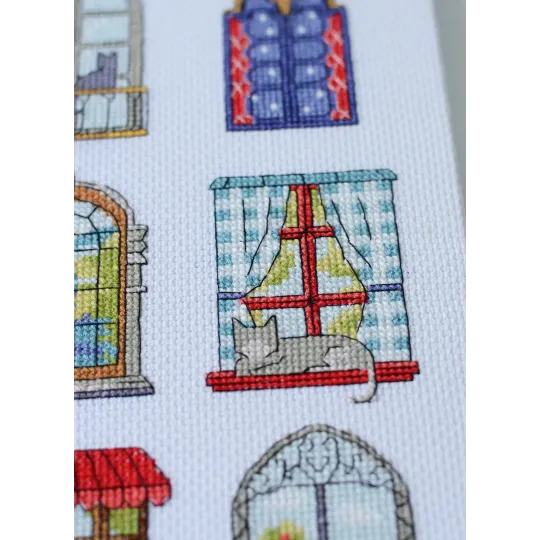 Наборы для вышивания крестиком "9 маленьких уютных сказок" 18x24 см AAH-284