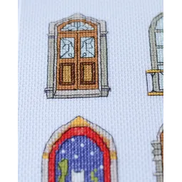 Наборы для вышивания крестиком "9 маленьких уютных сказок" 18x24 см AAH-284