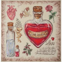 Kits de point de croix "Recette d'amour" 30x30 cm AAH-283