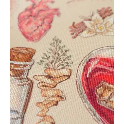 Cross-stitch kits "Recipe for love" 30x30 cm AAH-283