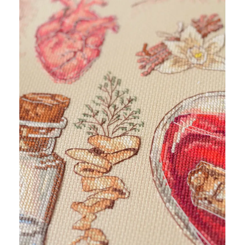 Kits de point de croix "Recette d'amour" 30x30 cm AAH-283