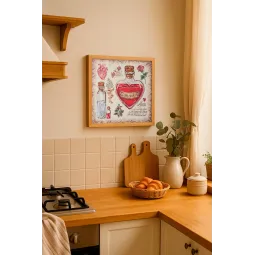 Cross-stitch kits "Recipe for love" 30x30 cm AAH-283