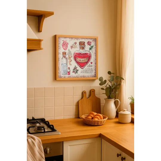 Kits de point de croix "Recette d'amour" 30x30 cm AAH-283