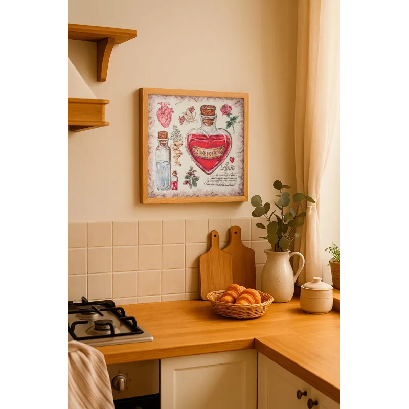 Kits de point de croix "Recette d'amour" 30x30 cm AAH-283