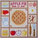 Kreuzstich-Sets "Apfelkuchen" 35x35 cm AAH-280
