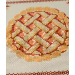 Наборы для вышивания крестиком "Яблочный пирог" 35x35 см AAH-280