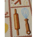 Kreuzstich-Sets "Apfelkuchen" 35x35 cm AAH-280