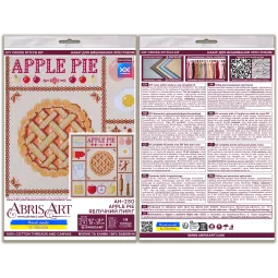 Наборы для вышивания крестиком "Яблочный пирог" 35x35 см AAH-280