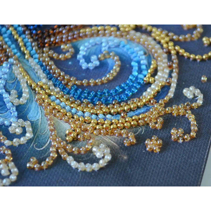 Mini kit de broderie de perles "Infini" 15x15 cm AAM-261