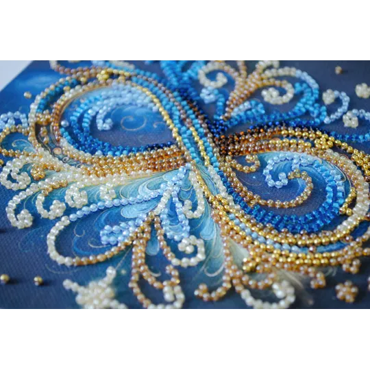 Mini Perlenstickerei Set „Infinity“ 15x15 cm AAM-261