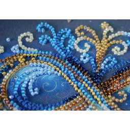 Mini kit de broderie de perles "Infini" 15x15 cm AAM-261