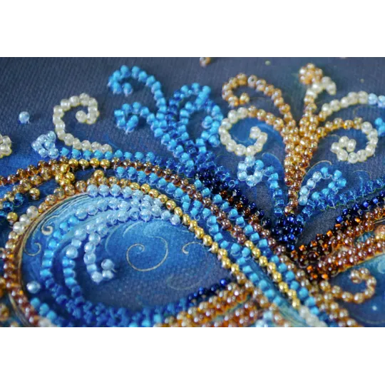 Mini kit de broderie de perles "Infini" 15x15 cm AAM-261