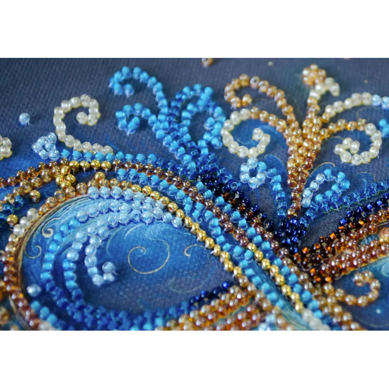 Mini kit de broderie de perles "Infini" 15x15 cm AAM-261